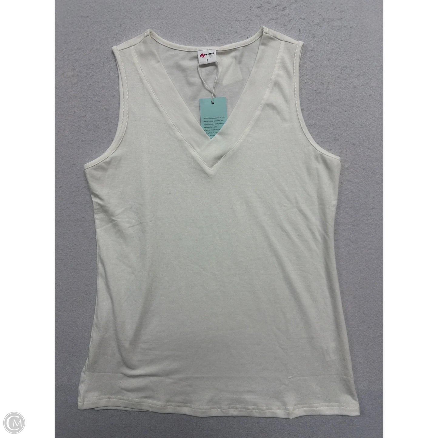 Tank Top By Clothes Mentor In White, Size: S