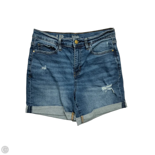 Shorts By Ana In Blue Denim, Size: 8