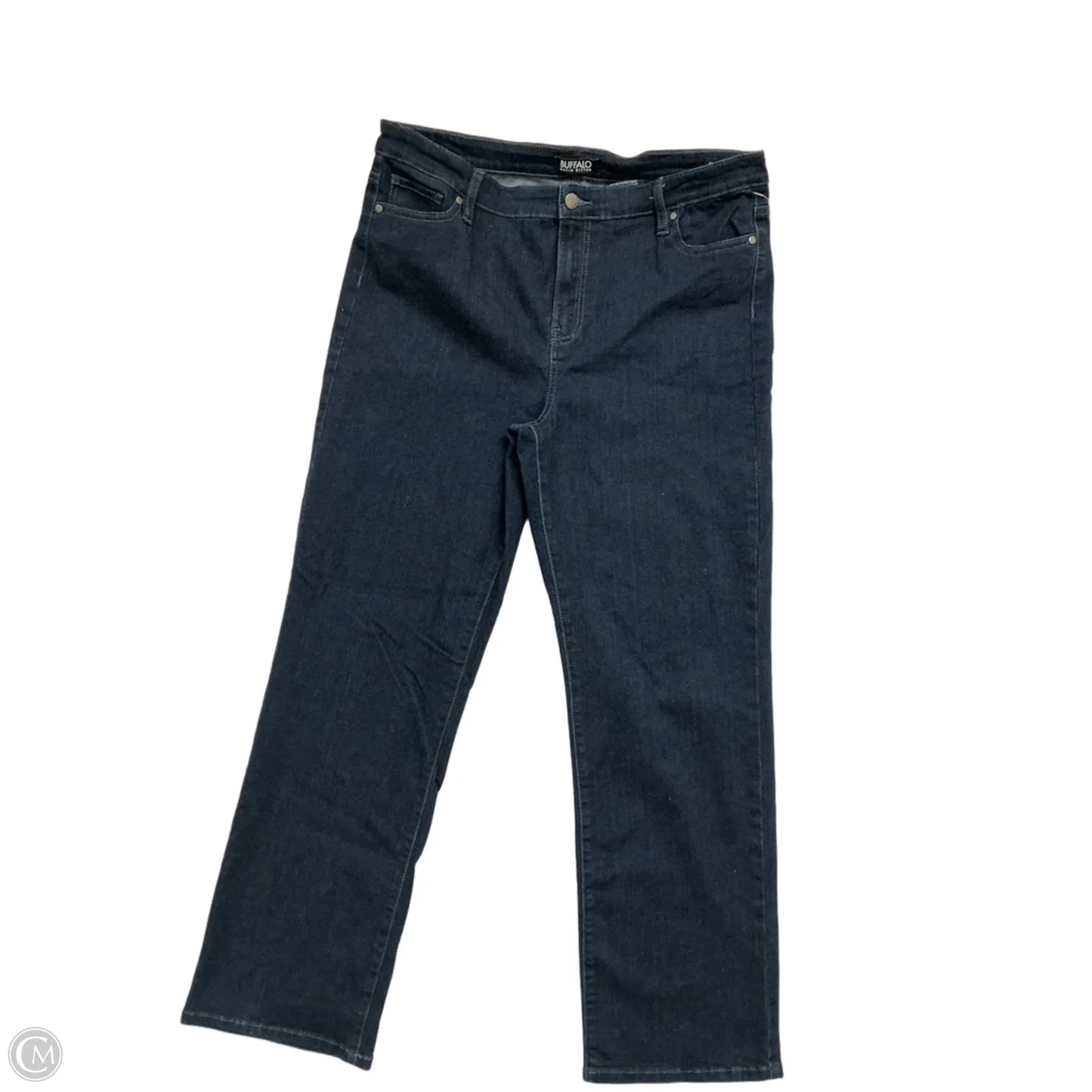 Jeans Straight By Buffalo David Bitton In Blue Denim, Size: 14