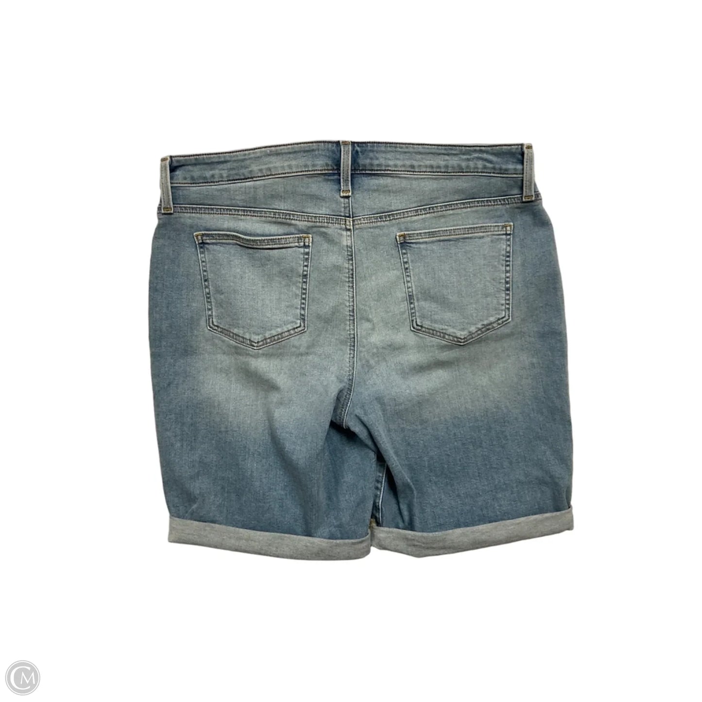Shorts By Chicos In Blue Denim, Size: 14