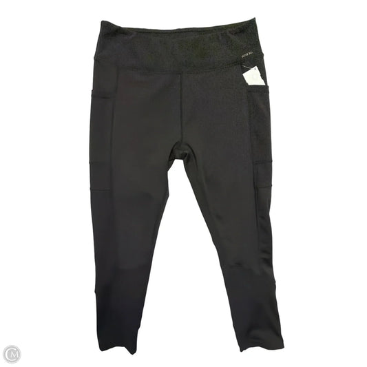 Athletic Leggings By Clothes Mentor In Black, Size: Xl