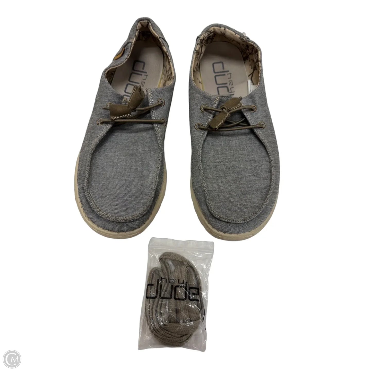 Shoes Flats By Hey Dude In Blue, Size: 8