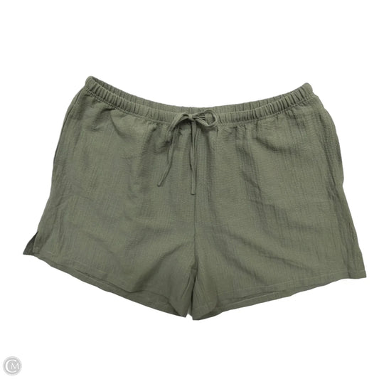 Shorts By Ekouaer In Green, Size: Xl
