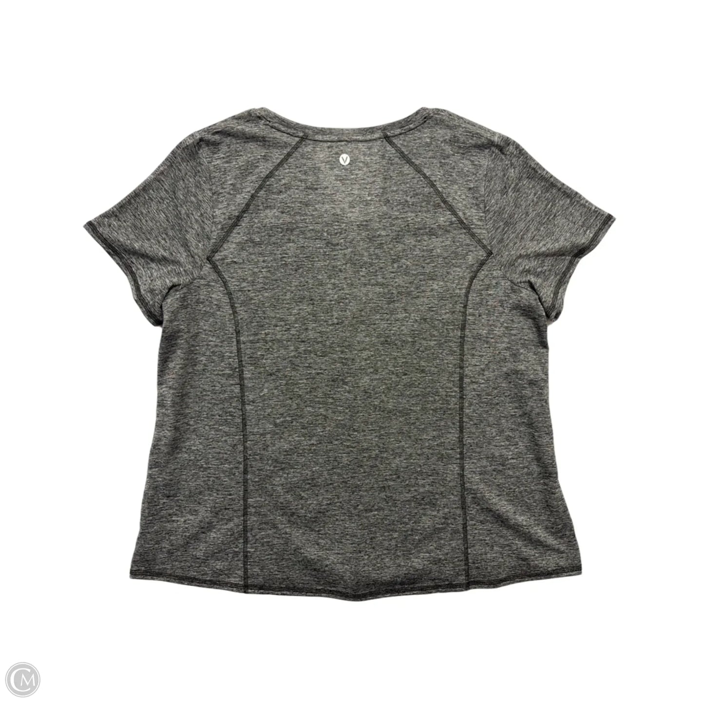 Athletic Top Short Sleeve By Livi Active In Grey, Size: 1x