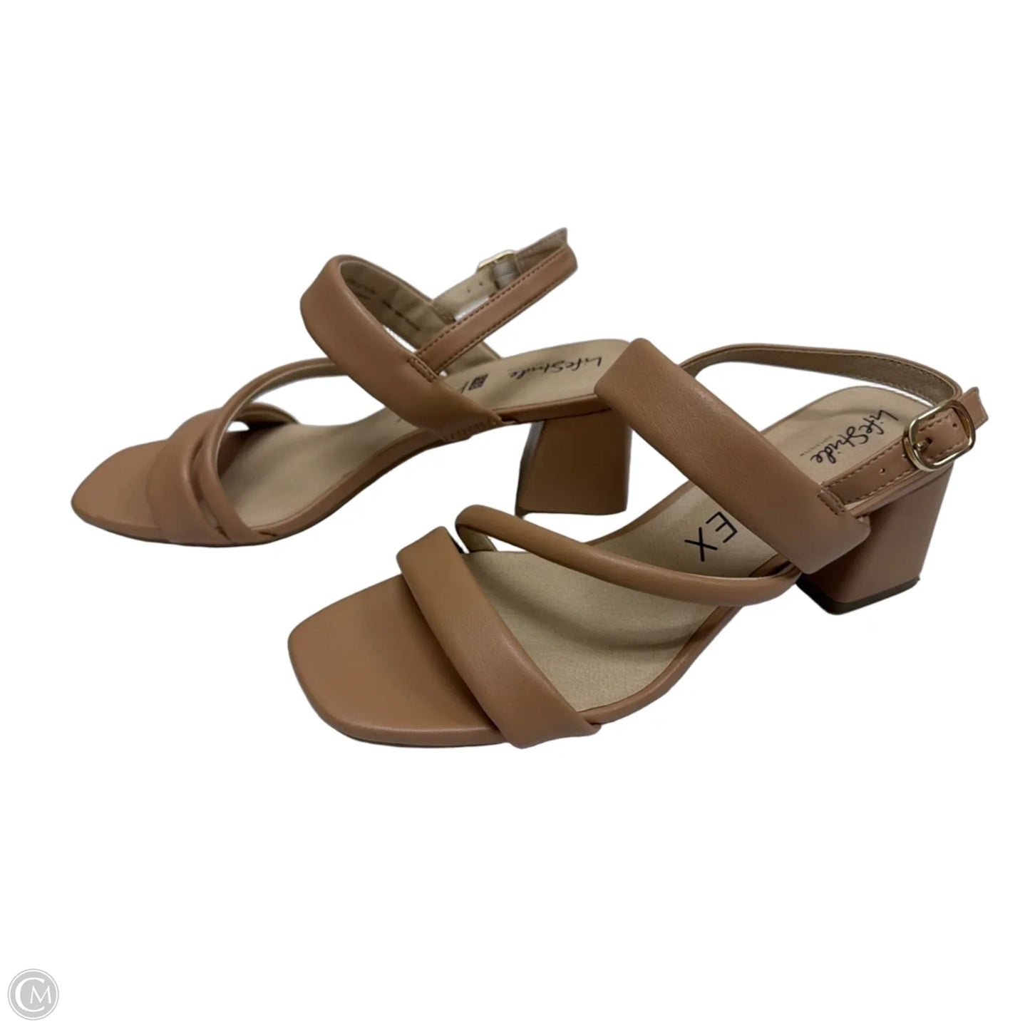 Shoes Heels Block By Life Stride In Tan, Size: 9