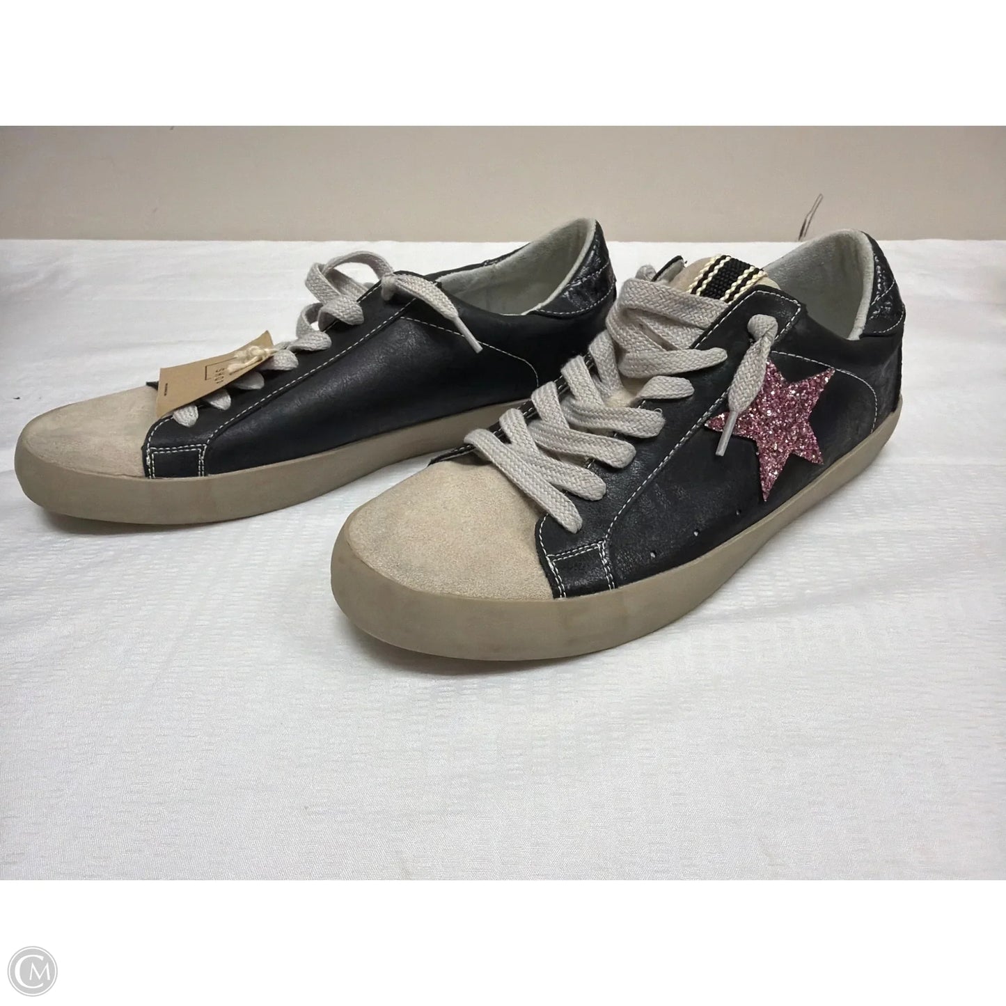 Shoes Sneakers By Shu Shop In Black & Tan, Size: 10