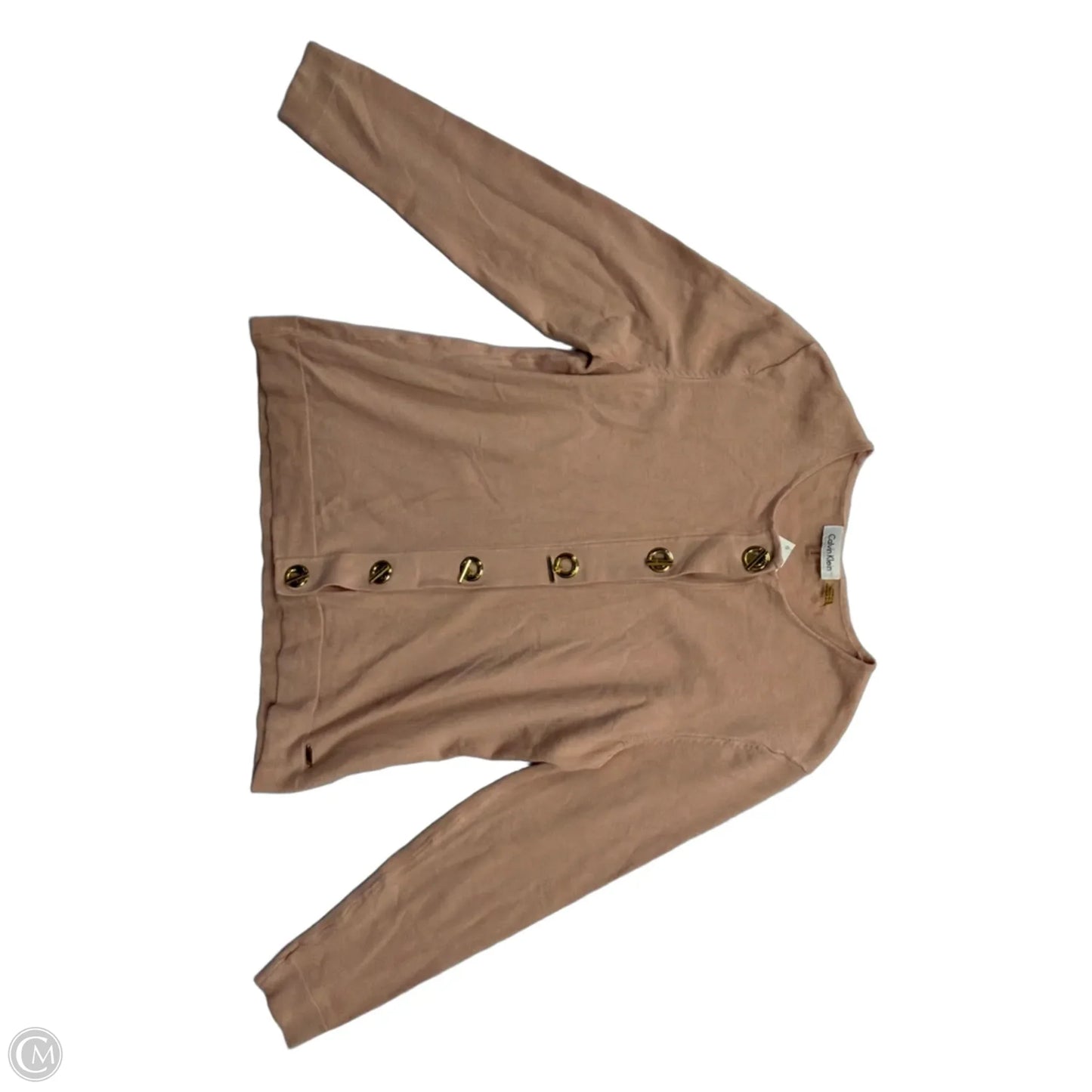 Cardigan By Calvin Klein In Pink, Size: M