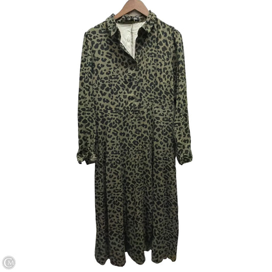 Dress Casual Maxi By Chadwicks In Animal Print, Size: M