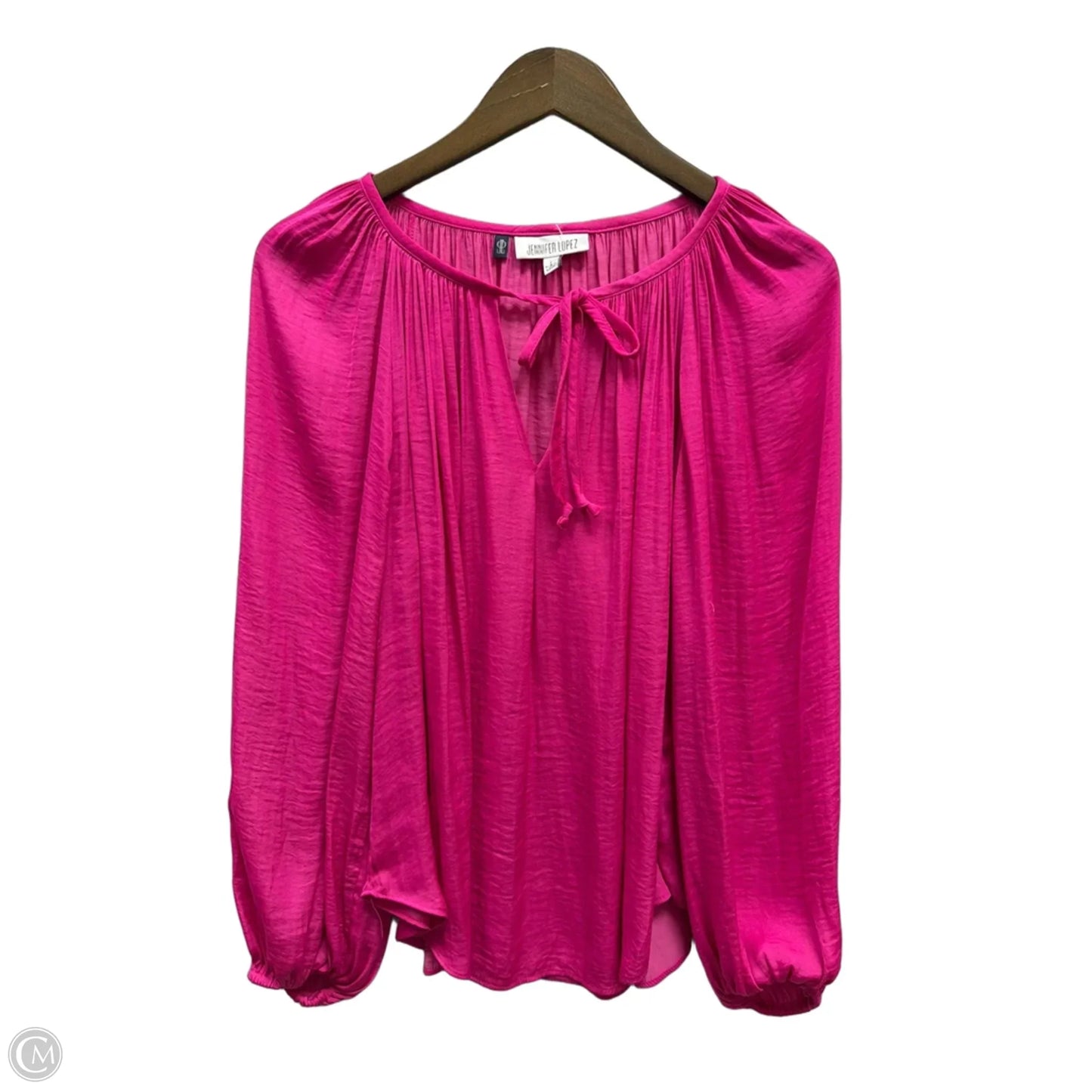Top Long Sleeve By Jennifer Lopez In Pink, Size: S