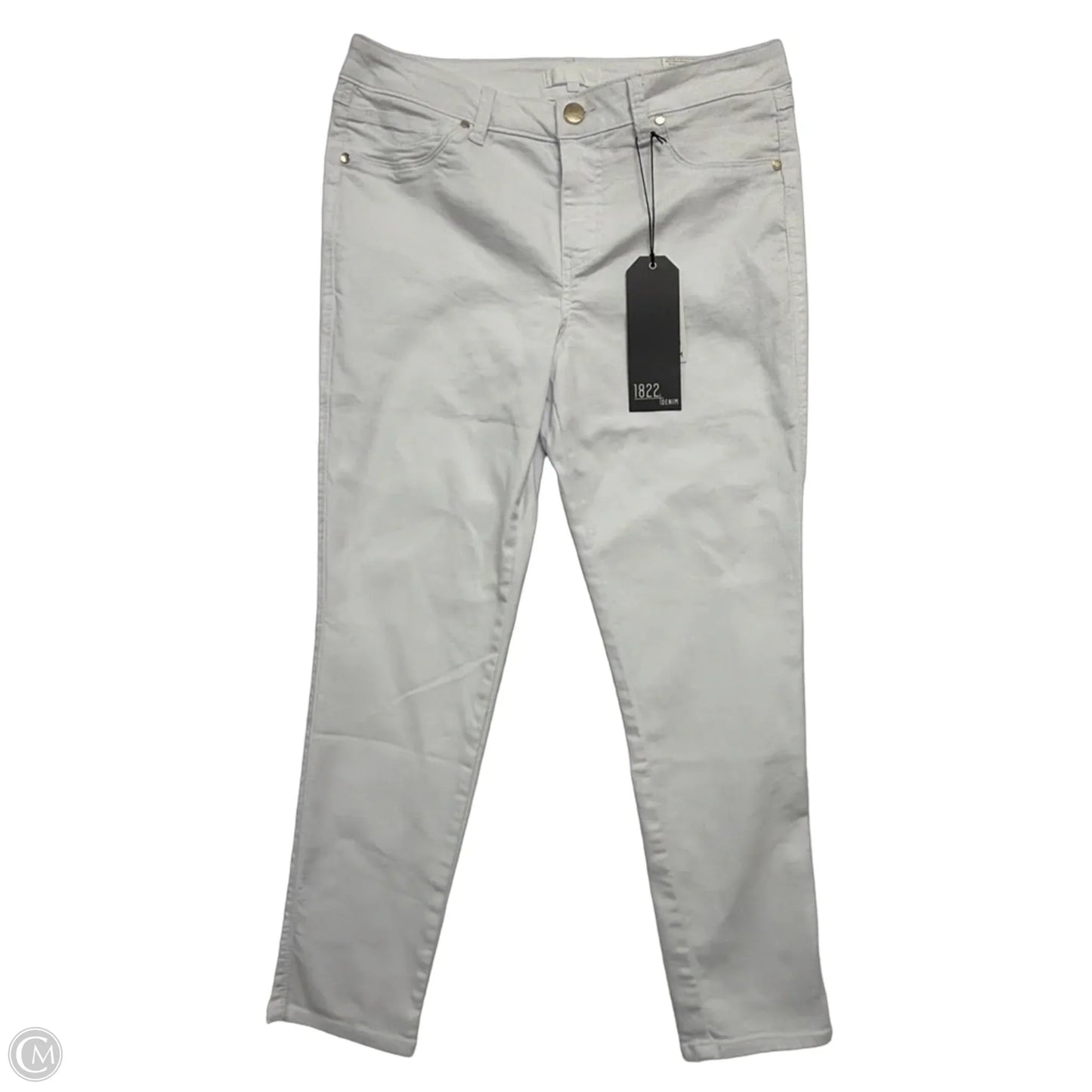Jeans Skinny By 1822 Denim In White, Size: 12