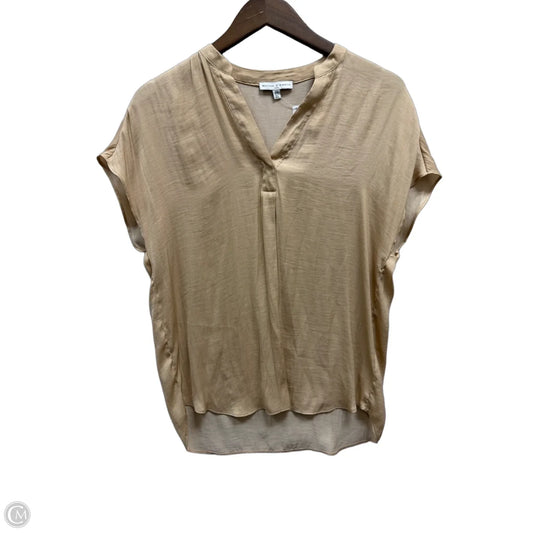 Top Sleeveless By Maison Damelie In Gold, Size: S