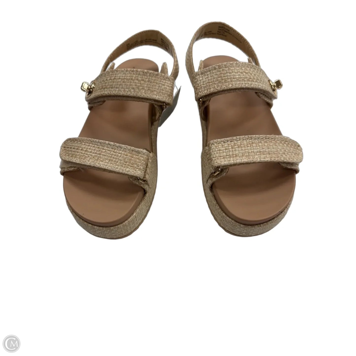 Sandals Flats By A New Day In Tan, Size: 9.5