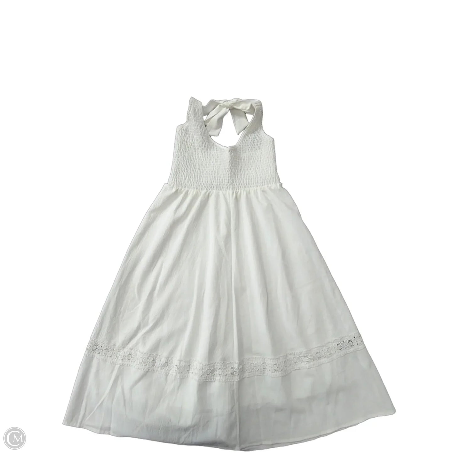 Dress Casual Midi By Shein In White, Size: L