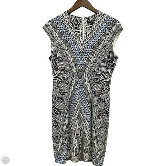 Dress Casual Midi By White House Black Market In Multi-colored, Size: L