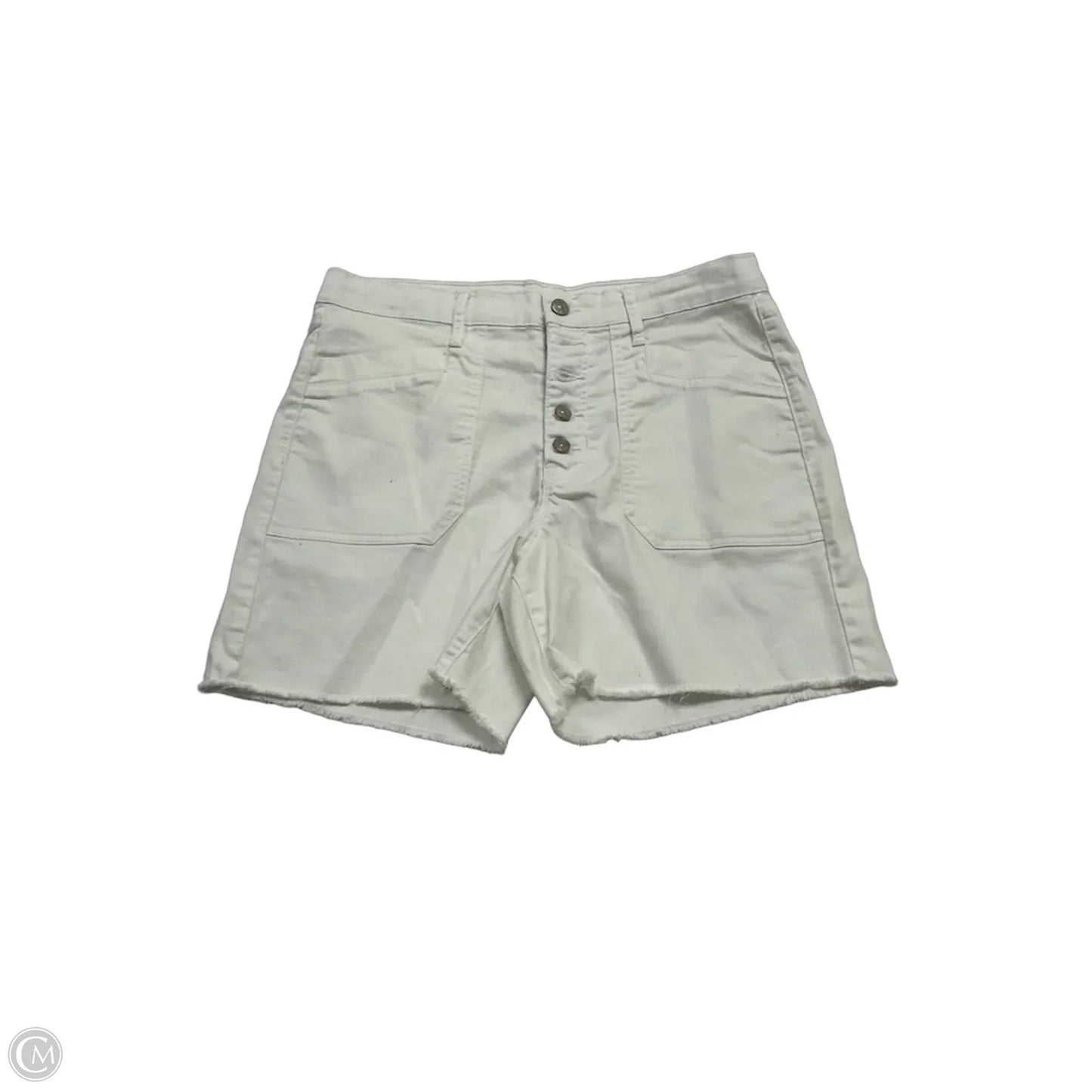 Shorts By Nicole Miller In White, Size: 10