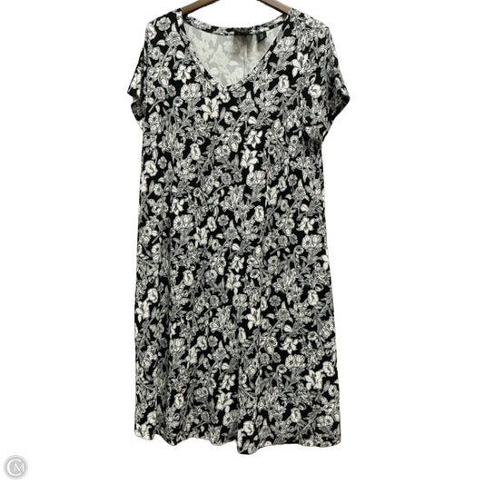 Dress Casual Short By Cynthia Rowley In Black & White, Size: 1x