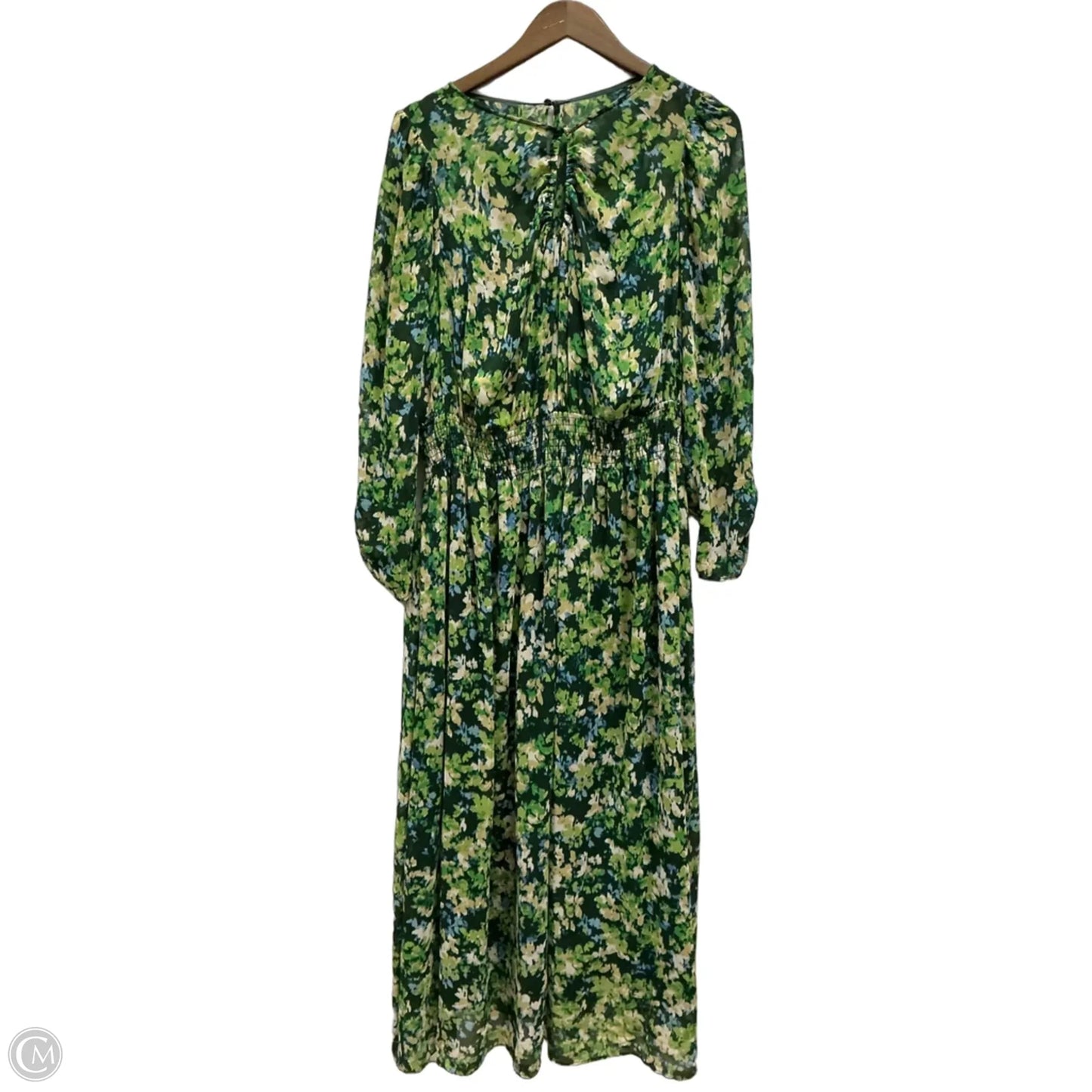 Dress Casual Maxi By Maggy London In Green, Size: Xl