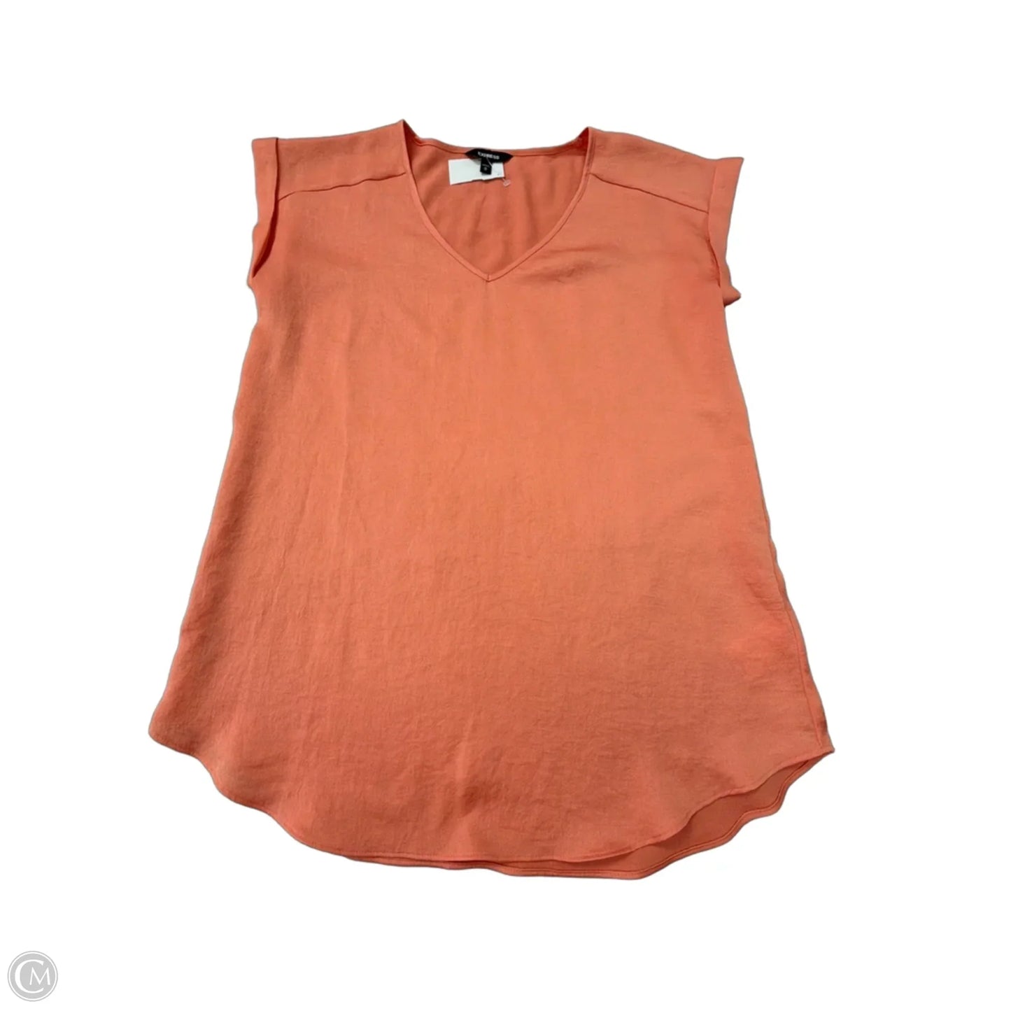 Top Sleeveless By Express In Peach, Size: M
