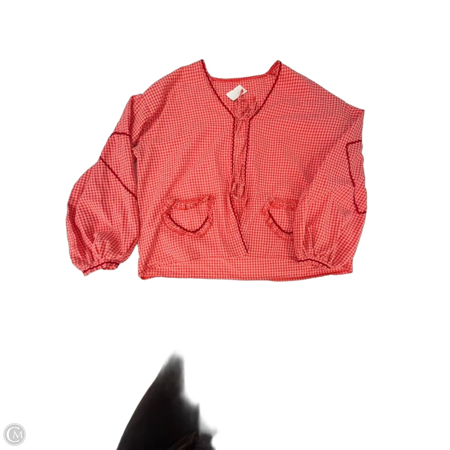 Top Long Sleeve By Clothes Mentor In Red, Size: Xl