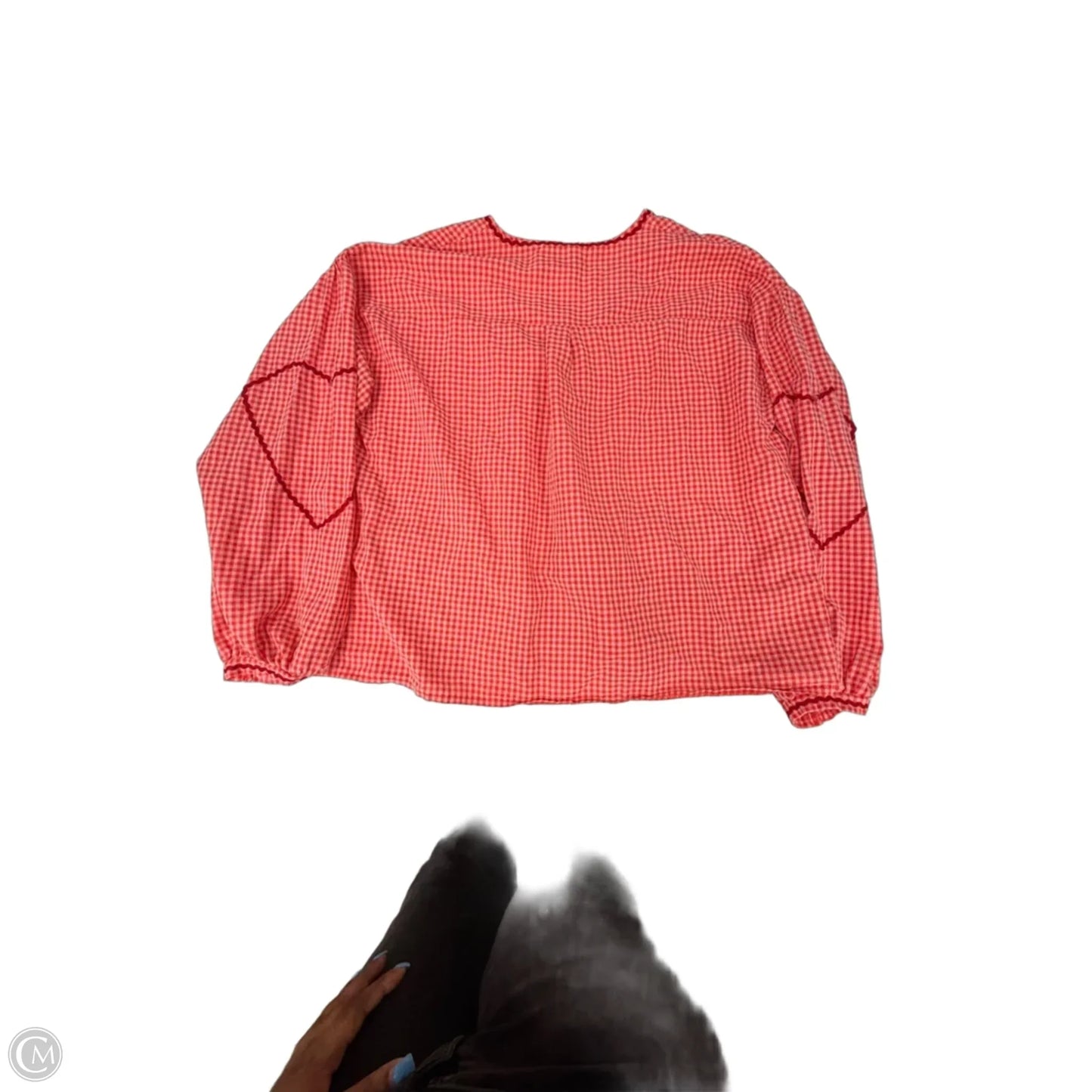 Top Long Sleeve By Clothes Mentor In Red, Size: Xl