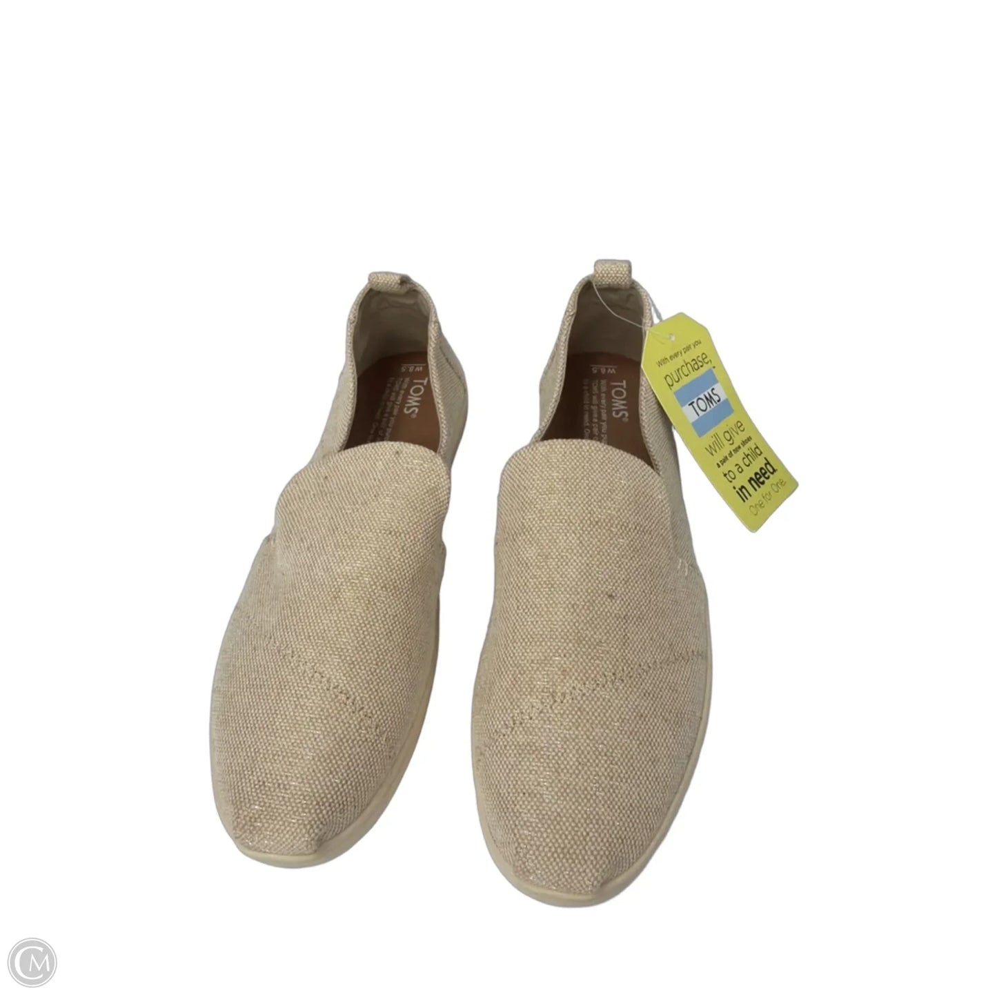 Shoes Flats By Toms In Tan, Size: 8.5