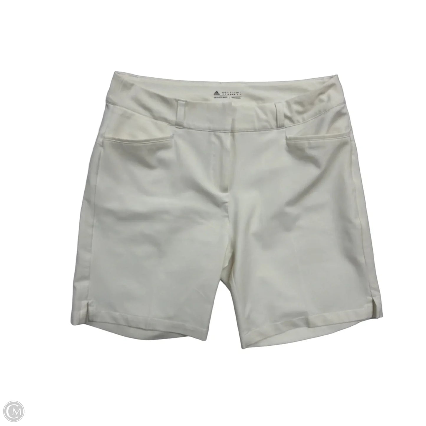 Athletic Shorts By Adidas In Cream, Size: M