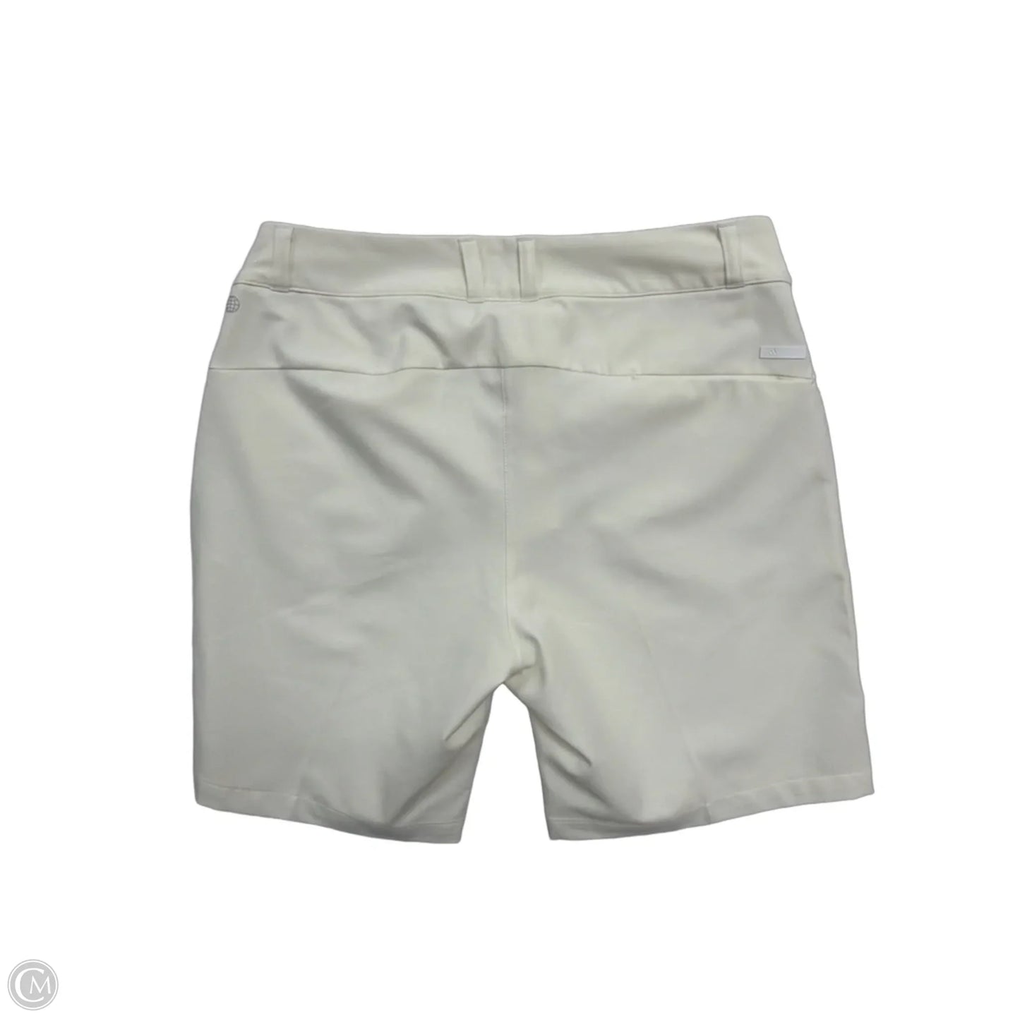 Athletic Shorts By Adidas In Cream, Size: M