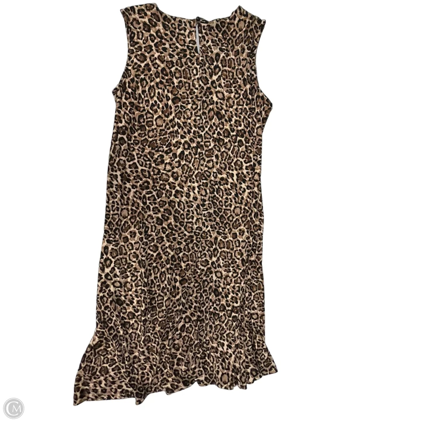 Dress Casual Midi By Susan Graver In Animal Print, Size: L