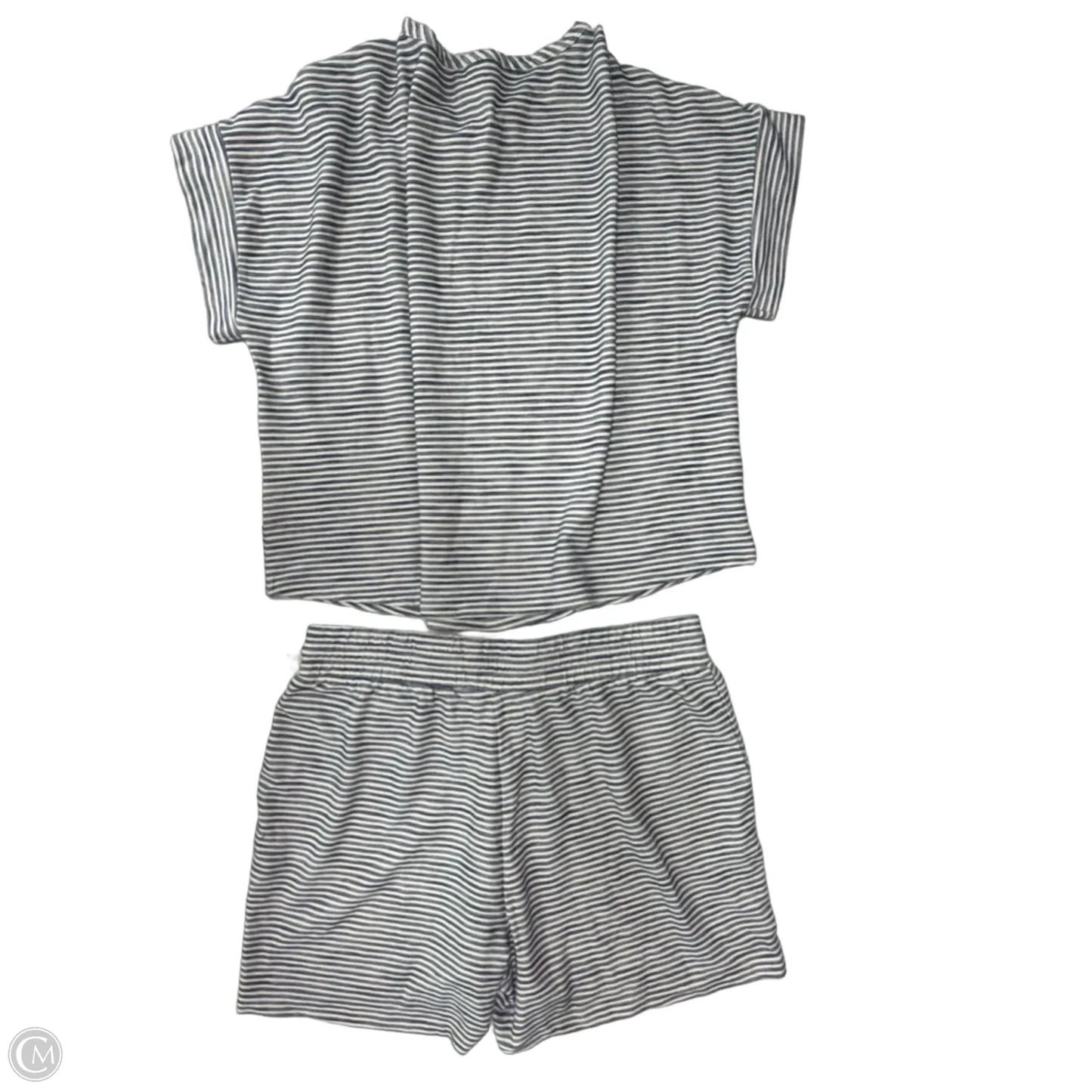 Shorts Set By Cable And Gauge In Striped Pattern, Size: 1x