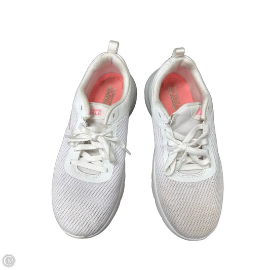 Shoes Athletic By Skechers In White, Size: 9