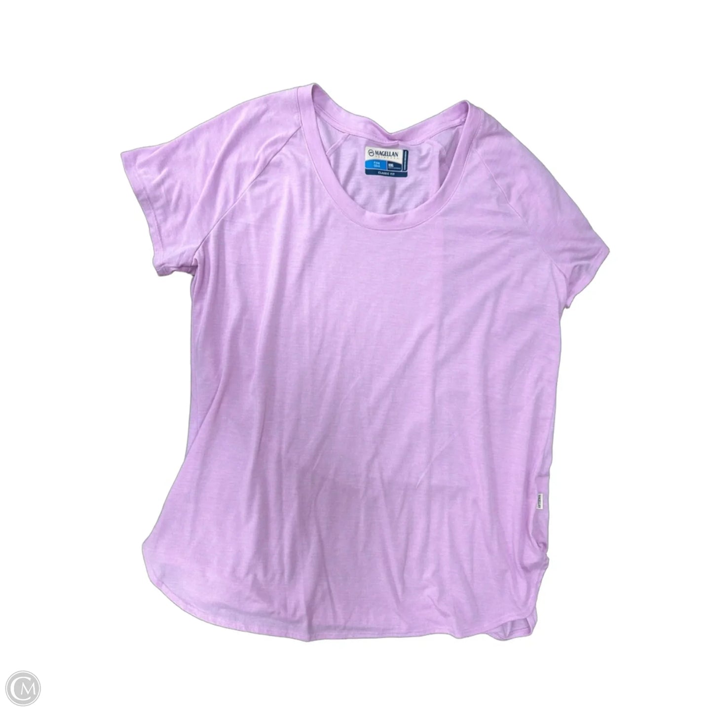 Top Short Sleeve By Magellan In Purple, Size: 1x