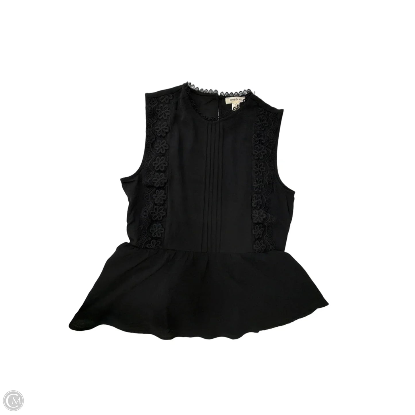 Top Sleeveless By Monteau In Black, Size: Xl