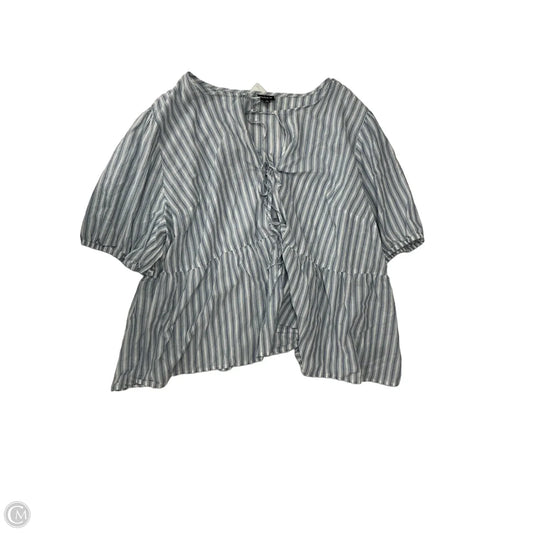 Top Short Sleeve By Torrid In Striped Pattern, Size: 3x