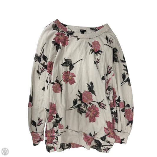 Top Long Sleeve By Torrid In Floral Print, Size: 2x