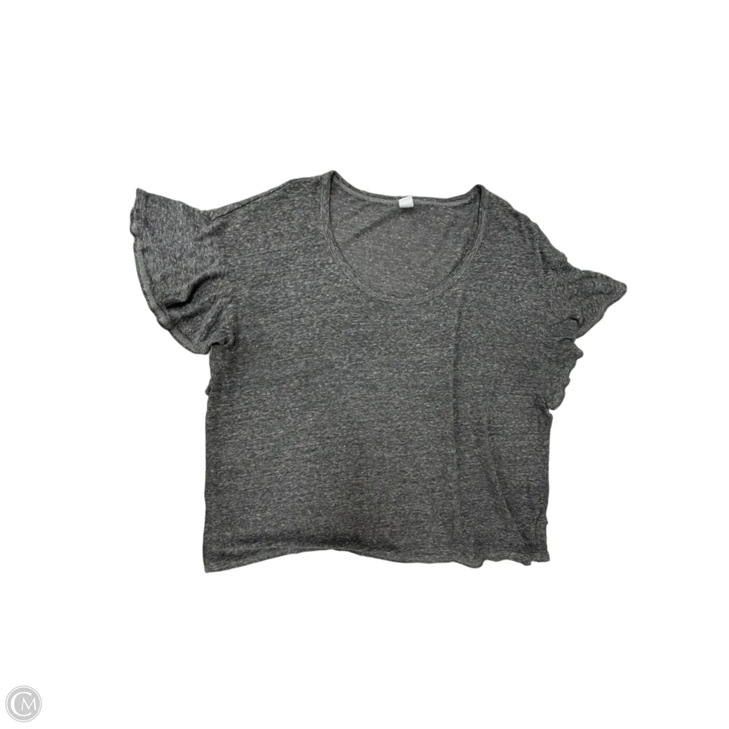 Top Short Sleeve By Old Navy In Grey, Size: Xl