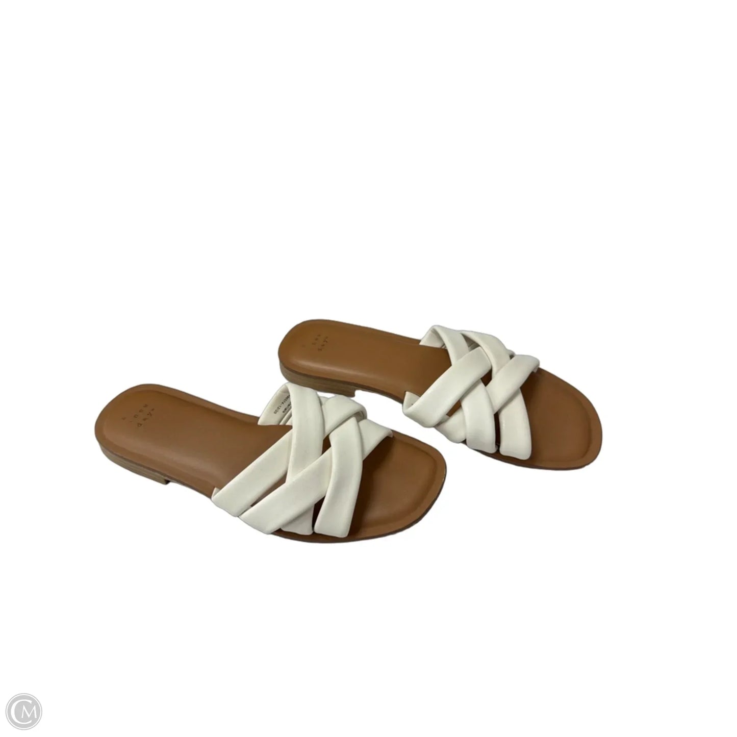 Sandals Flats By A New Day In White, Size: 9.5