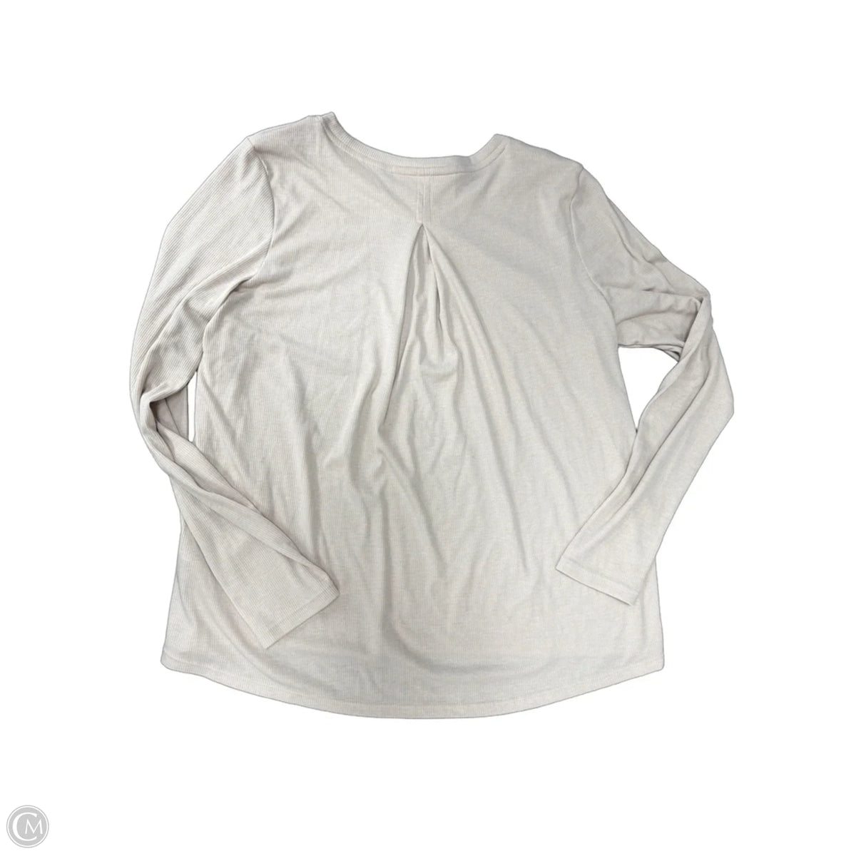 Top Long Sleeve Basic By Mondetta In Tan, Size: L