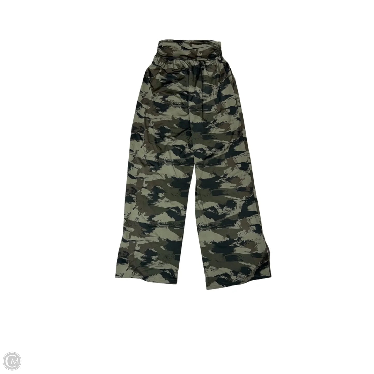 Pants Wide Leg By Ueu In Camouflage Print, Size: S