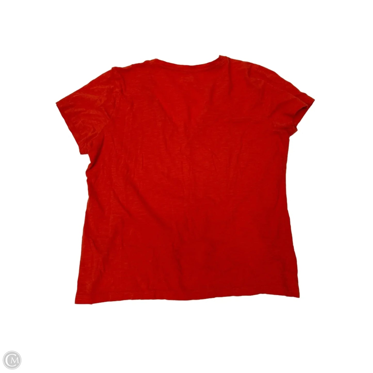 Top Short Sleeve By Madewell In Orange, Size: L