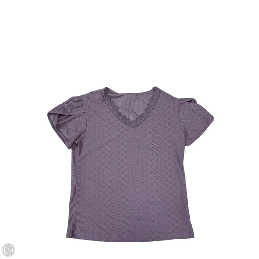 Top Short Sleeve By Clothes Mentor In Pink, Size: L