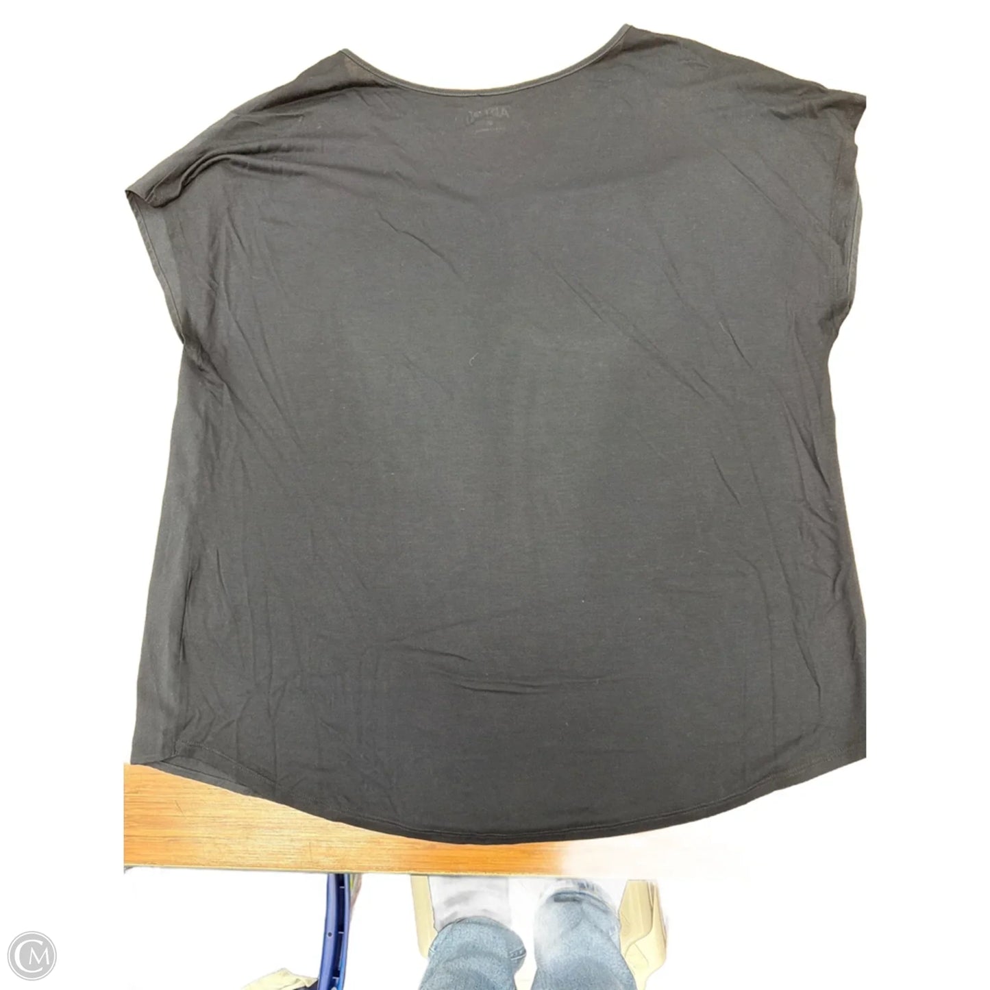 Top Sleeveless By Apt 9 In Black, Size: 4x