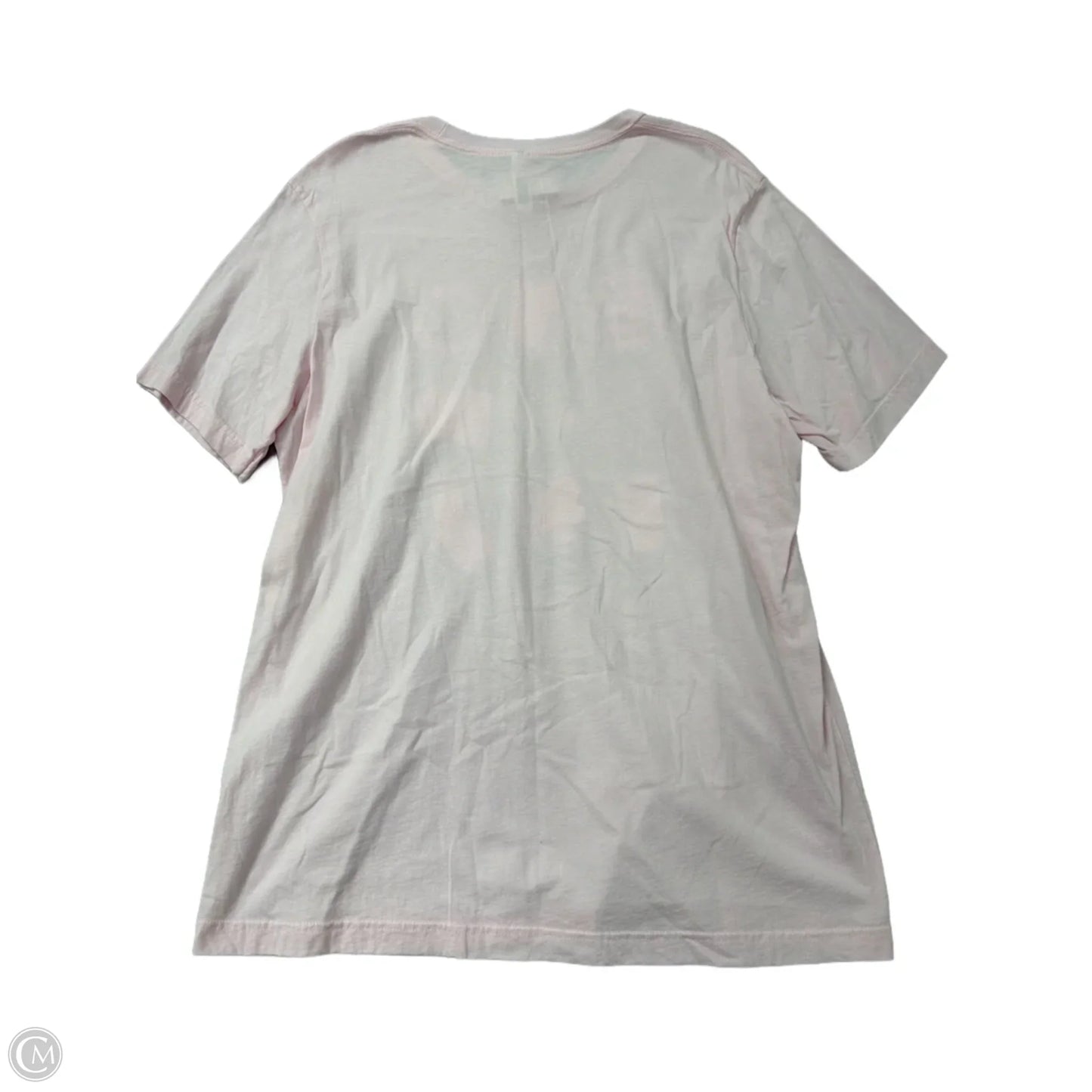 Top Short Sleeve By Bella + Canvas In Pink, Size: Xl