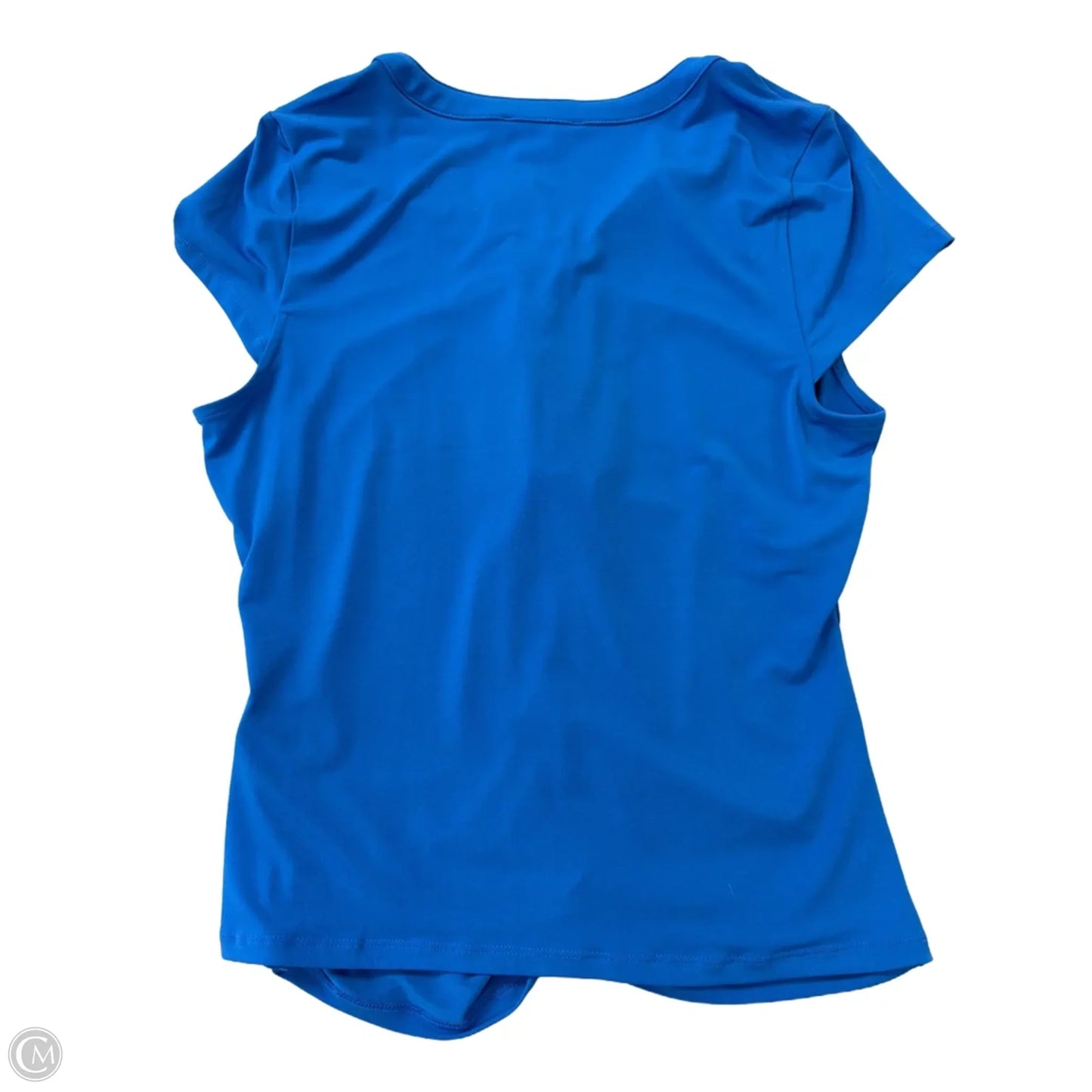 Top Short Sleeve By Inc In Blue, Size: L