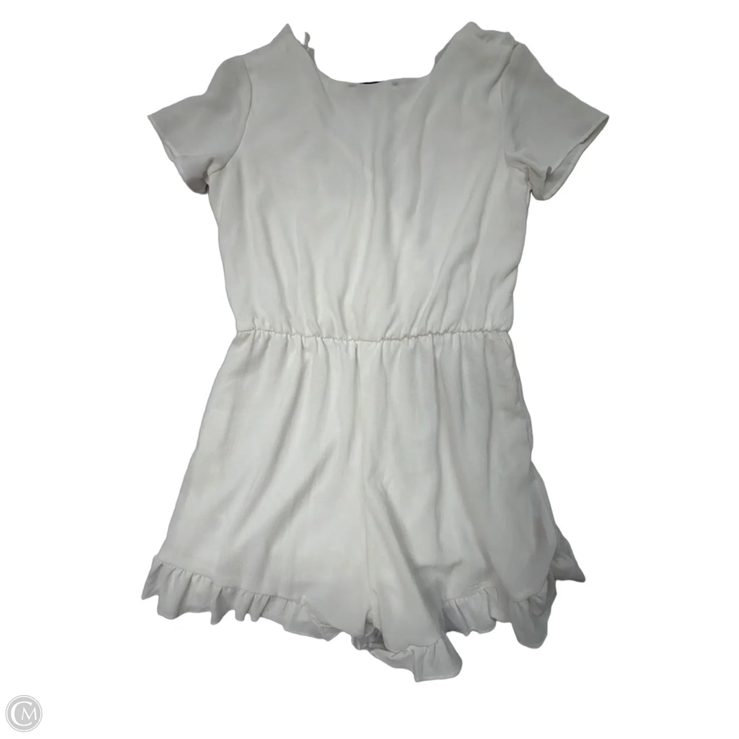 Romper By Blue Rain In White, Size: L
