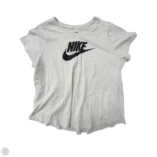 Top Short Sleeve By Nike Apparel In Cream, Size: 3x