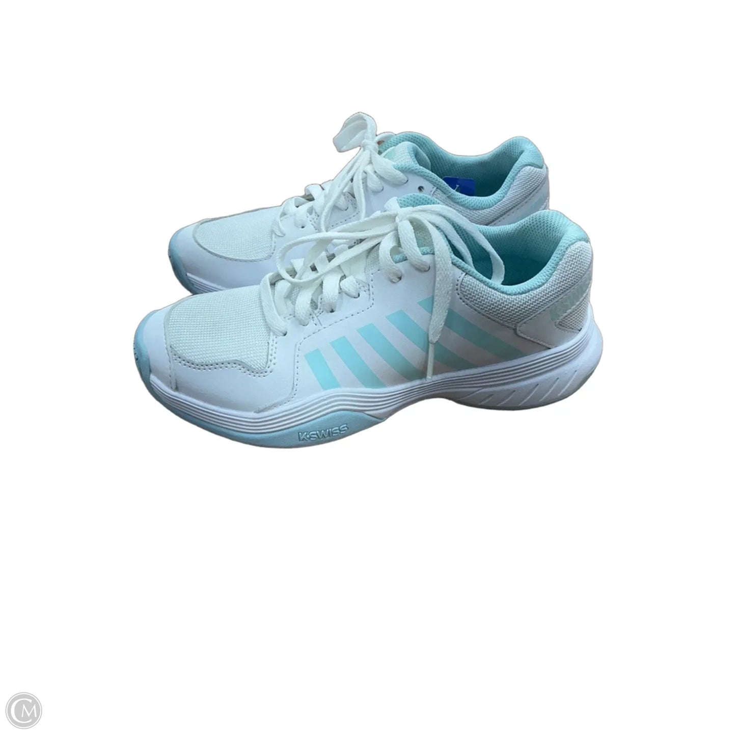 Shoes Athletic By K Swiss In Blue & White, Size: 7.5