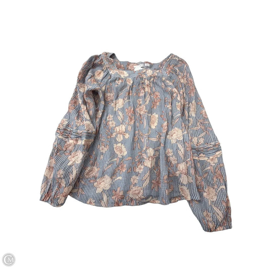 Top Long Sleeve By Lc Lauren Conrad In Floral Print, Size: Xl
