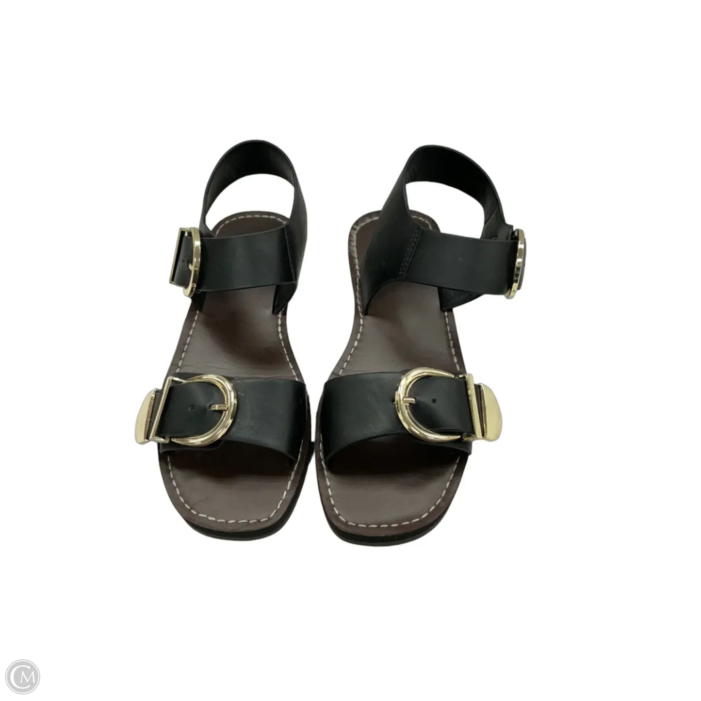 Sandals Flats By Universal Thread In Black, Size: 6