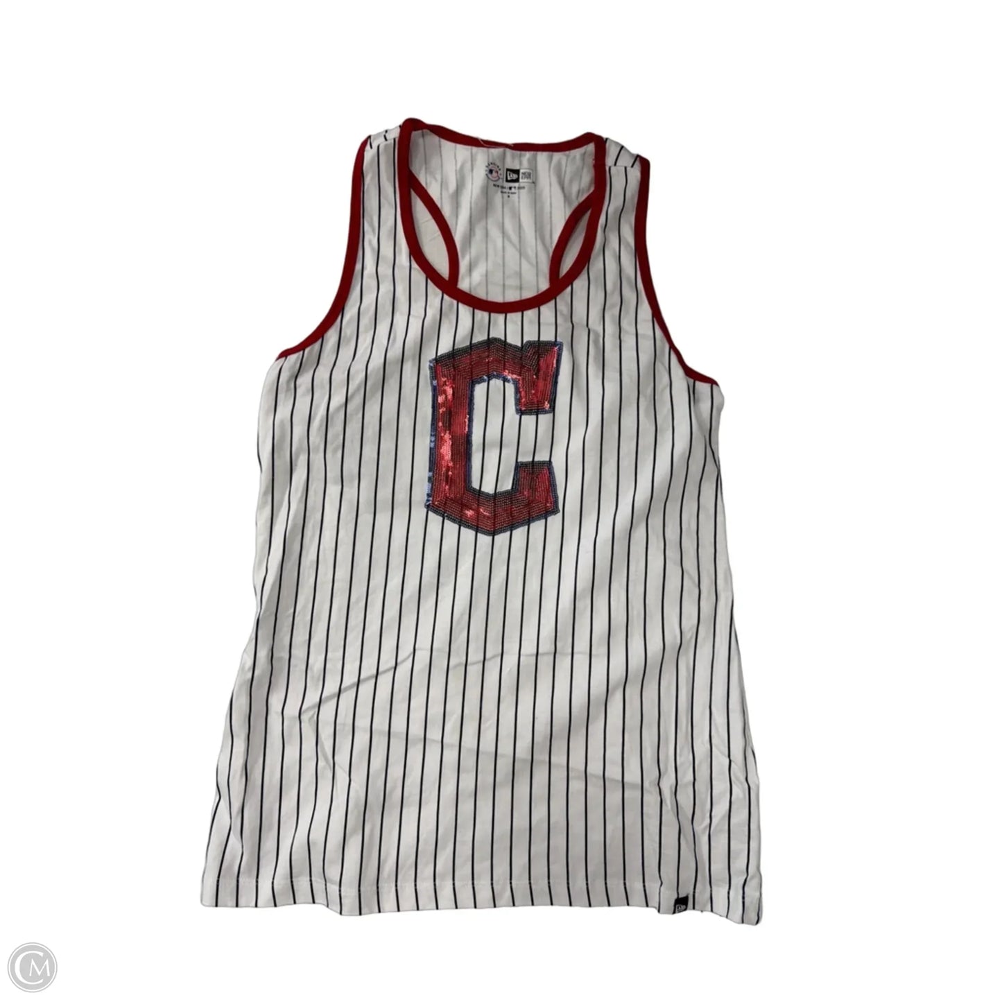 Tank Top By New Era In Striped Pattern, Size: M