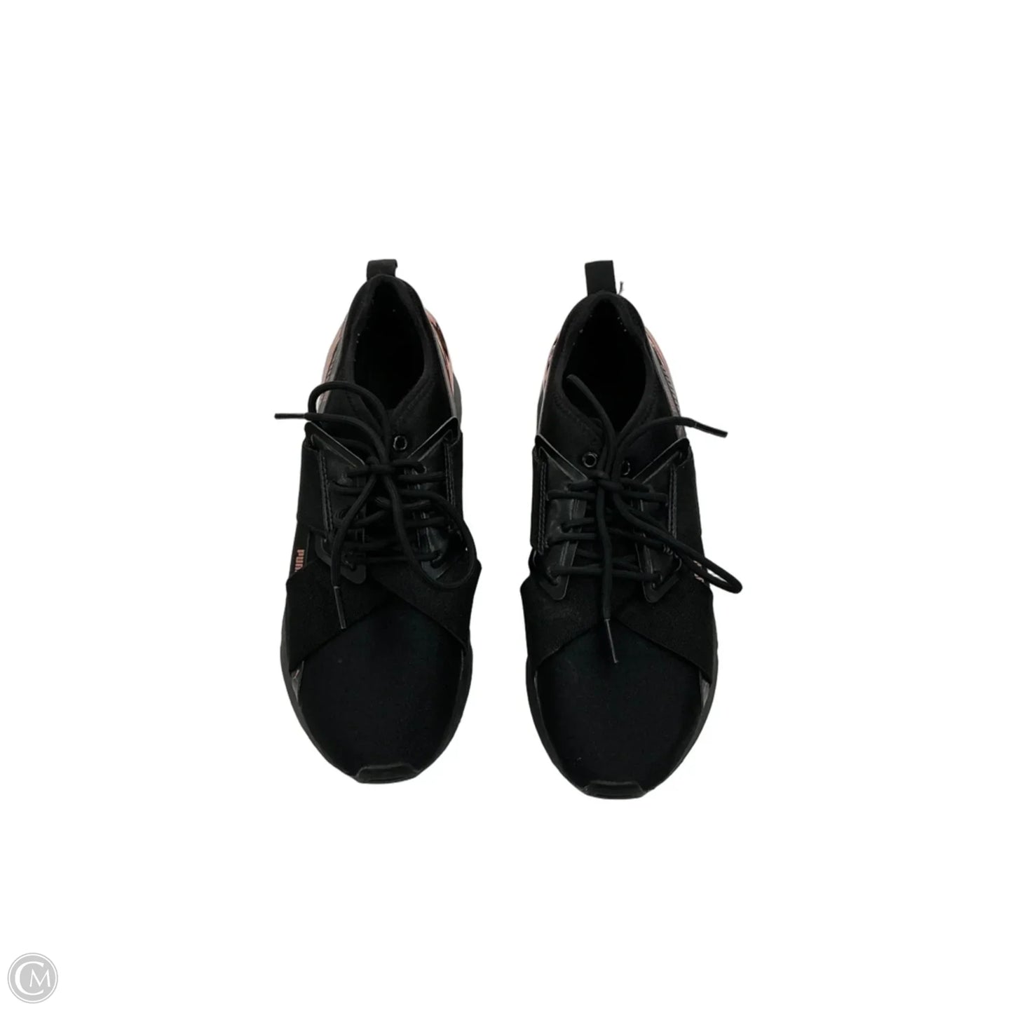 Shoes Athletic By Puma In Black & Pink, Size: 8.5